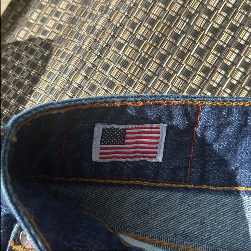 Blue Denim Women's Shorts - Picture 3 of 4